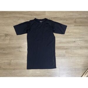 DFND Recovery Compression Training Shirt Mens Sz L Short Sleeve Running Black